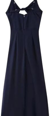 Womens Strapless Tube Dress A Line Midi Cut Out Flowy Sleeveless Casual Lightweight Summer Trendy Vacation Sundress