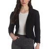 Womens Casual Work High Low Blazer Jacket - JK45590