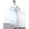 Womens French Beach Ombre Dress Strapless Long Summer Vacation Gradient Color Wave Maxi Dresses