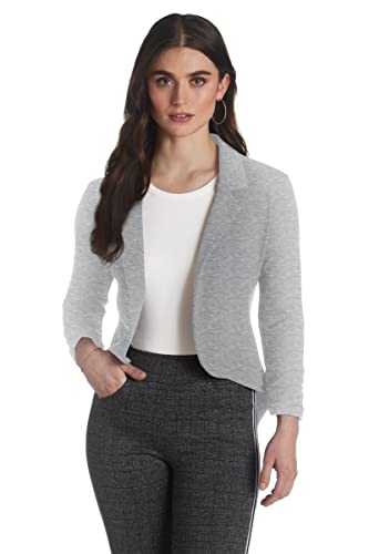Womens Casual Work High Low Blazer Jacket - JK45590