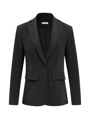 Womens Work Blazers Long Sleeve Open Front Suit Jackets 2025 Business Casual Outfits