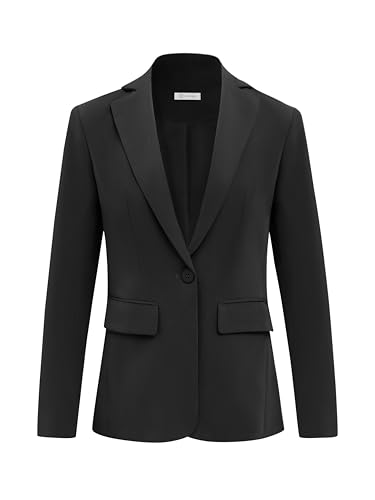 Womens Work Blazers Long Sleeve Open Front Suit Jackets 2025 Business Casual Outfits