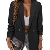 Women Business Casual Blazer Jacket Fashion with Lined Work Professional Suit Jacket
