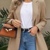 Womens Business Casual Blazers Long Sleeve Button Down Work Suit Jackets Lapel Collared Lightweight Blazer