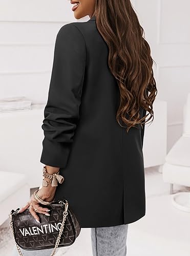 Women Business Casual Blazer Jacket Fashion with Lined Work Professional Suit Jacket