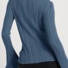 Womens Bell Long Sleeve Tops Going Out Knitted Pullover Sweater 2025 Fall Fashion Lightweight Winter Shirts