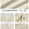 Womens Faux Suede Fringe Jacket Casual Blazer Long Sleeve Lapel Button Front Suit Jackets