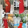 Women's Summer Strapless Maxi Dress 2025 Off Shoulder Hollow Out Smocked A Line Tube Tiered Long Dresses